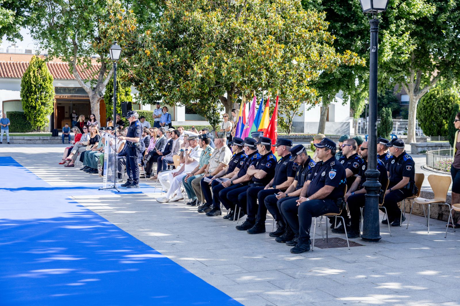 Inauguración de las I Jornadas Policiales y Militares de Guías Caninos.