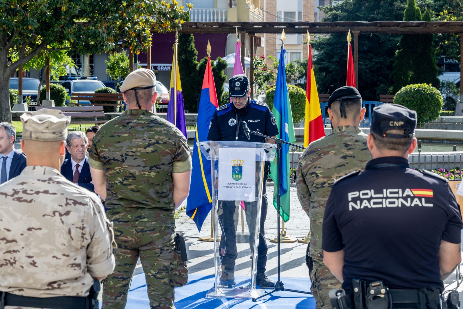 Agente integrante de la Unidad Canina de Villanueva de la Cañada.