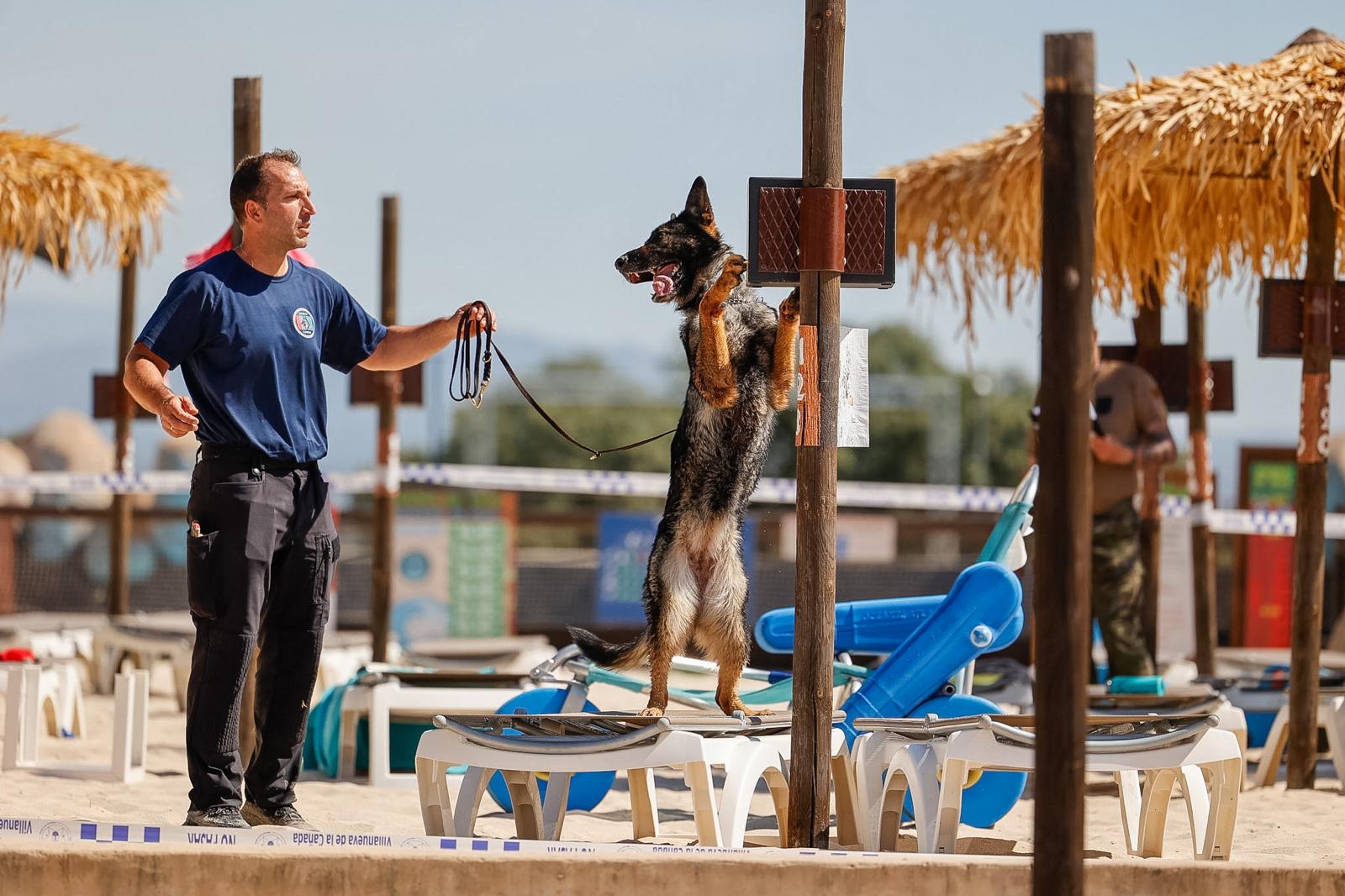Campeonato de las I Jornadas Policiales y Militares de Guías Caninos.