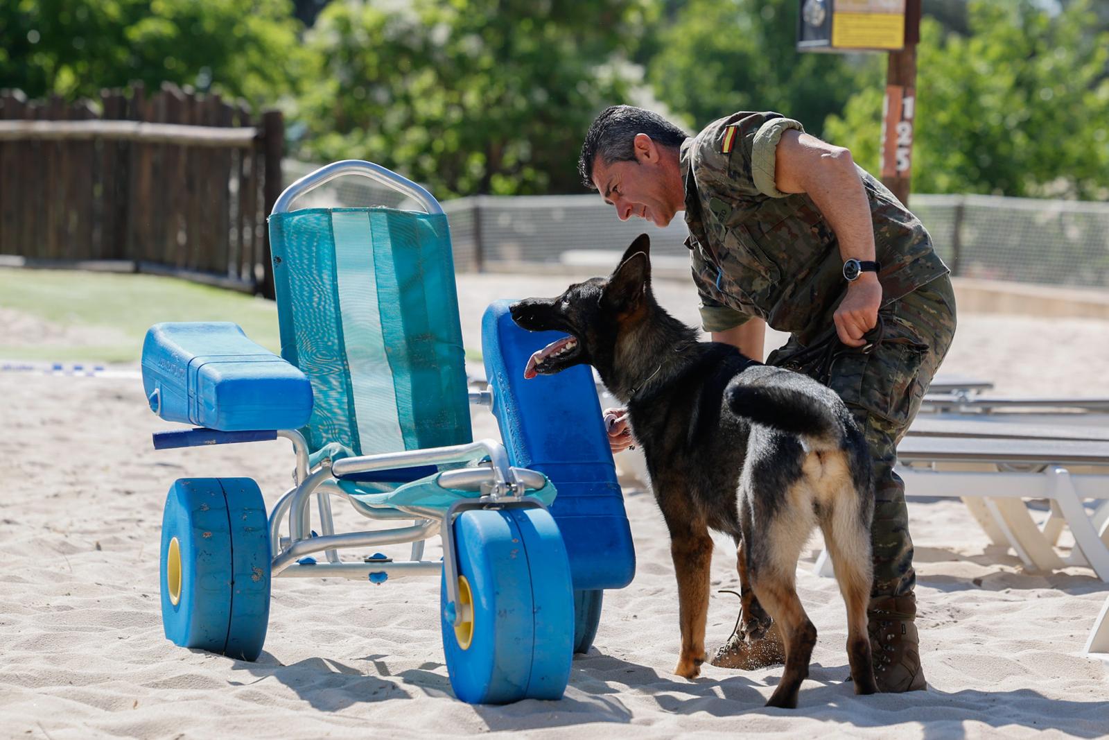 Campeonato de las I Jornadas Policiales y Militares de Guías Caninos.
