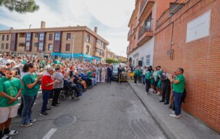 Imagen del acto en homenaje a David Aurelio.