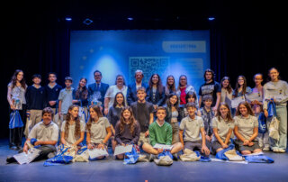 Foto de grupo de la entrega de premios del Concurso de Monólogos.