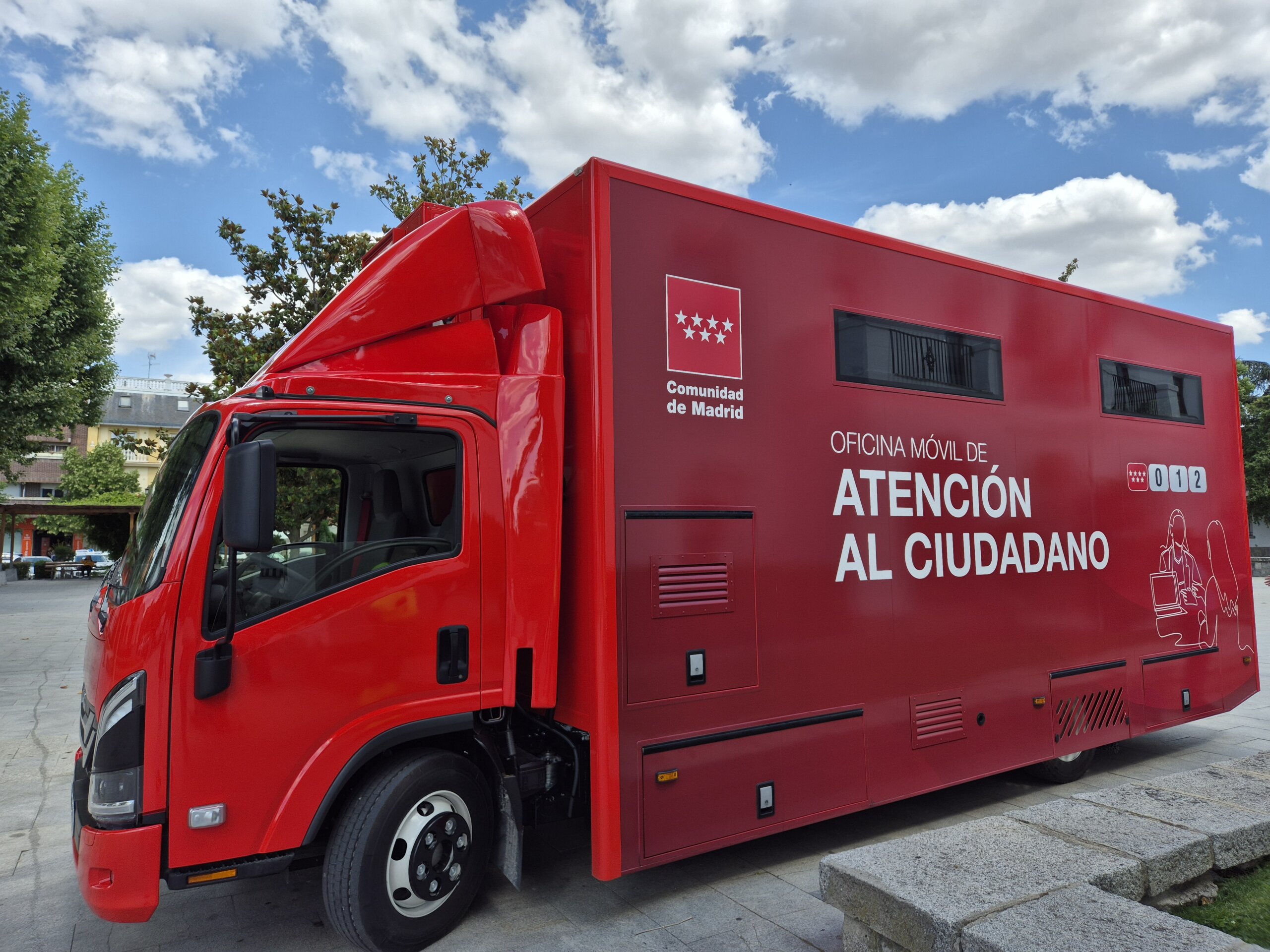 Oficina Móvil de la Comunidad de Madrid.
