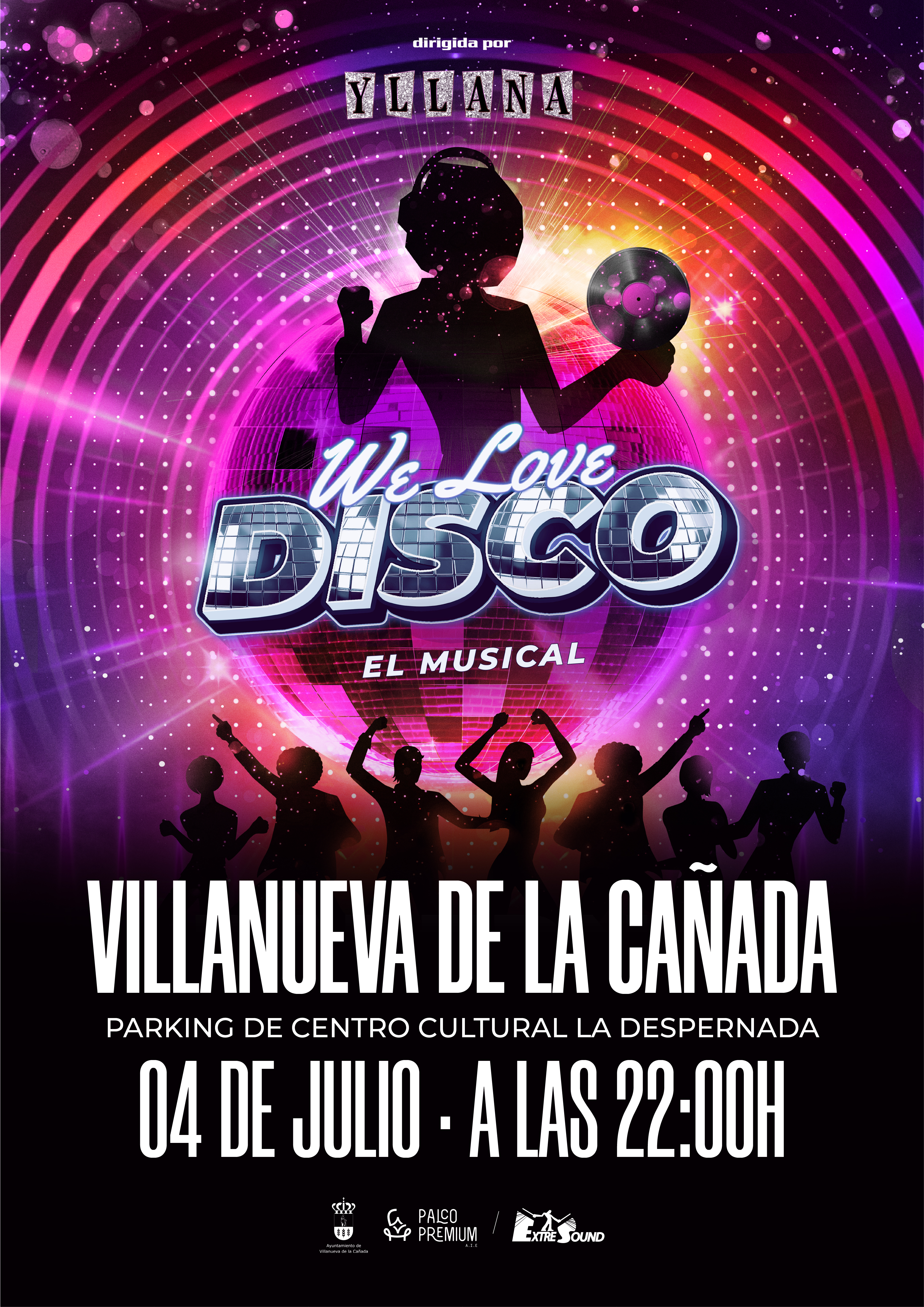 Cartel "We love disco".