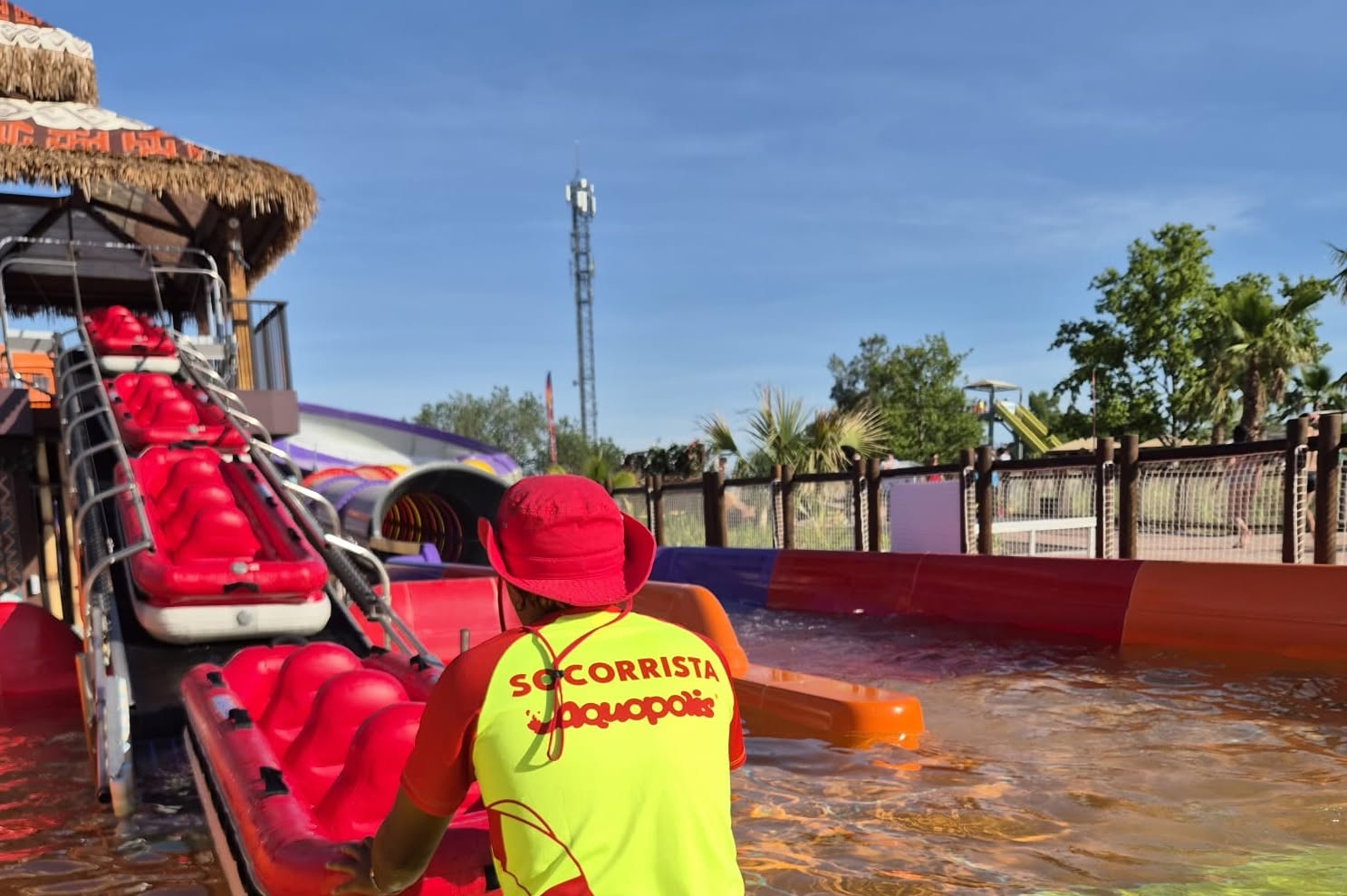 Presentación de la atracción Kilawuea, en Aquopolis.