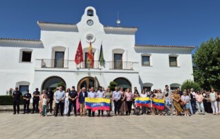 Minuto de silencio por los afectados de los terremotos de Venezuela.