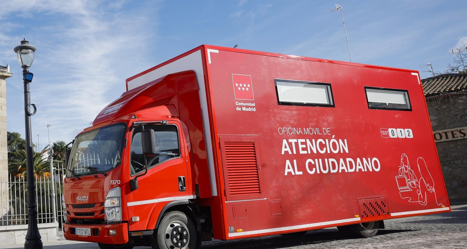 Oficina Móvil de la Comunidad de Madrid.