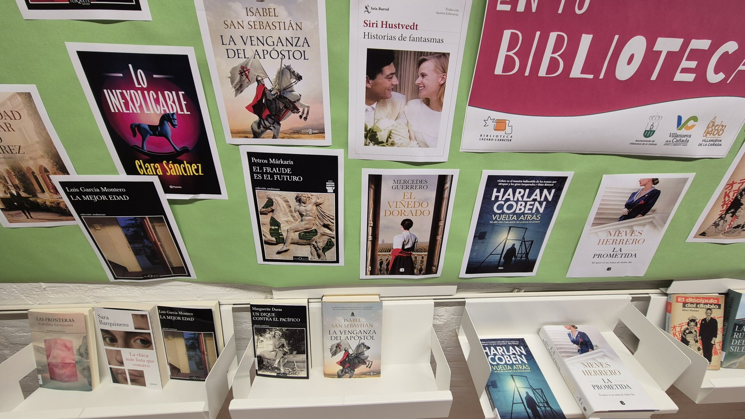 Novedades literarias en la Biblioteca F. Lázaro Carreter, en junio de 2026.