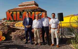 Presentación de la atracción Kilawuea, en Aquopolis.