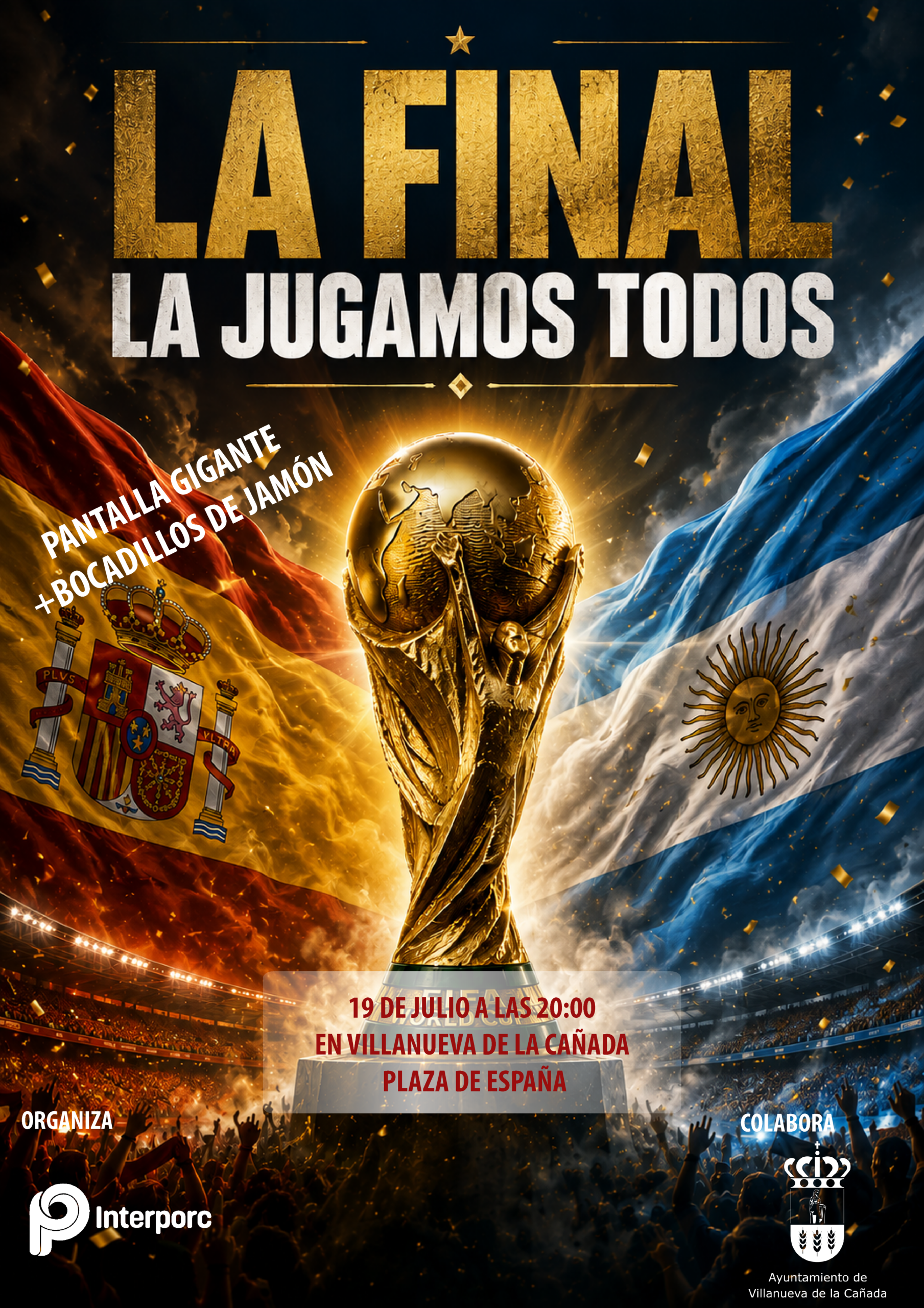 Cartel final Mundial de Fútbol 2026