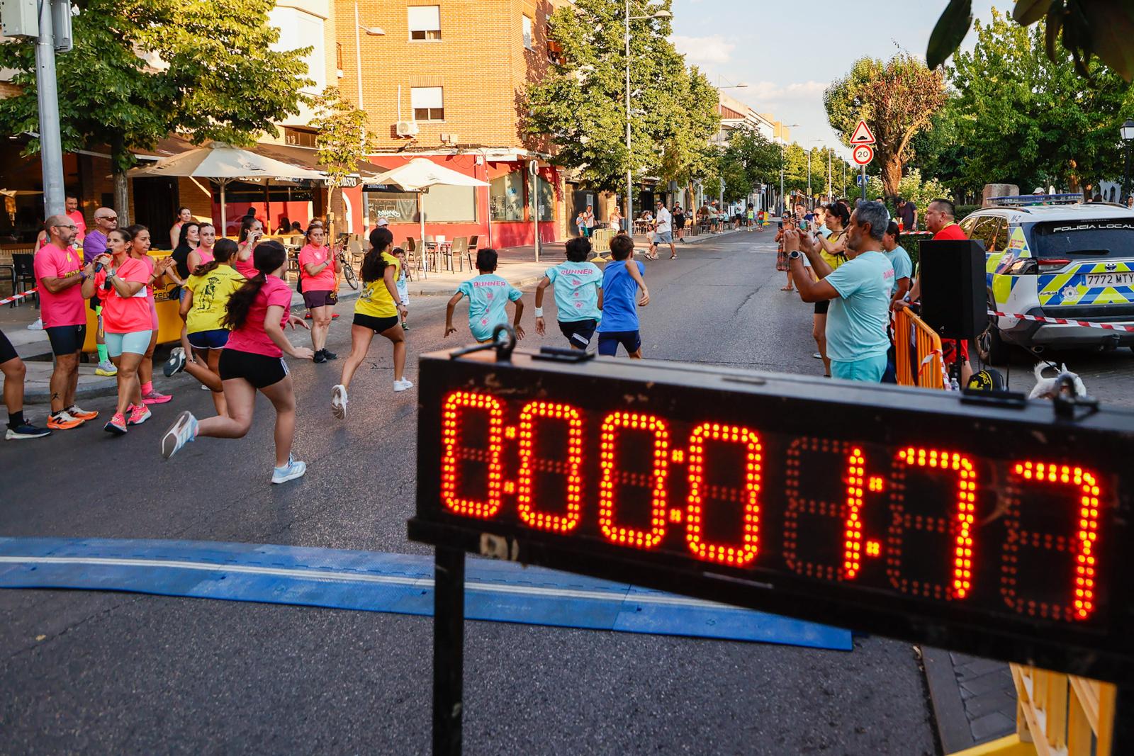 Llegada carrera infantil.