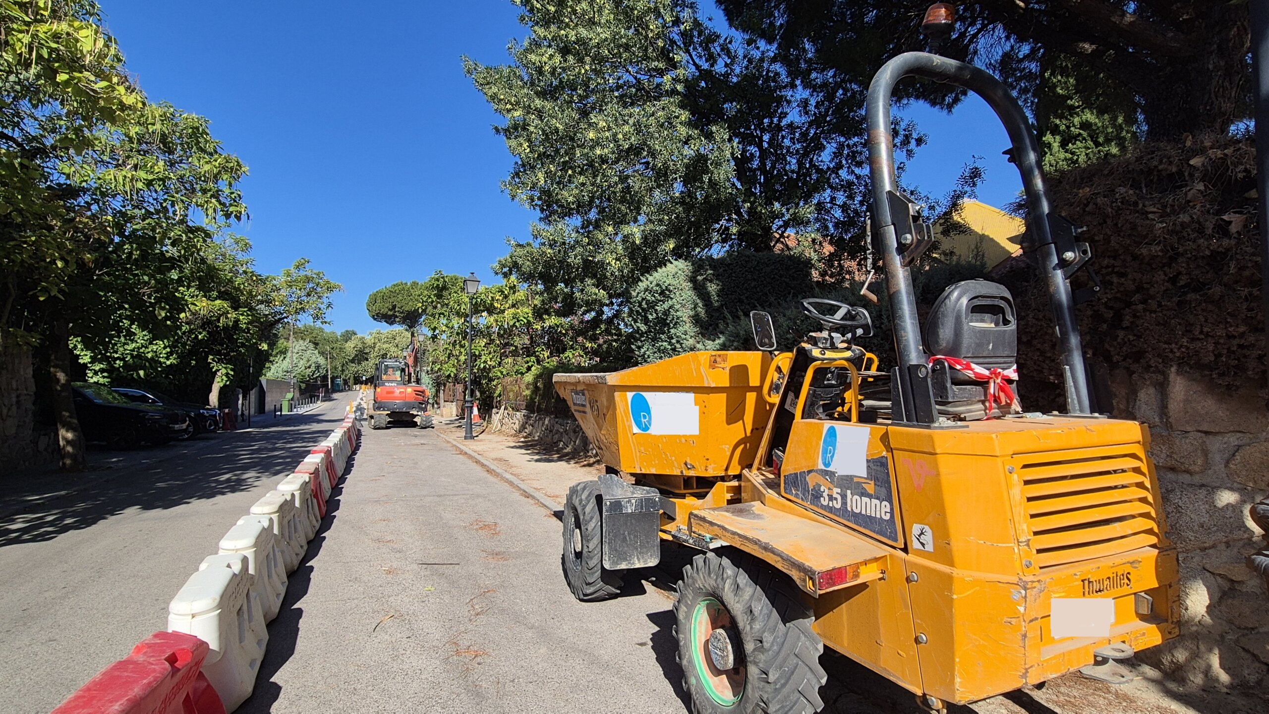 Obras aceras Villafranca.