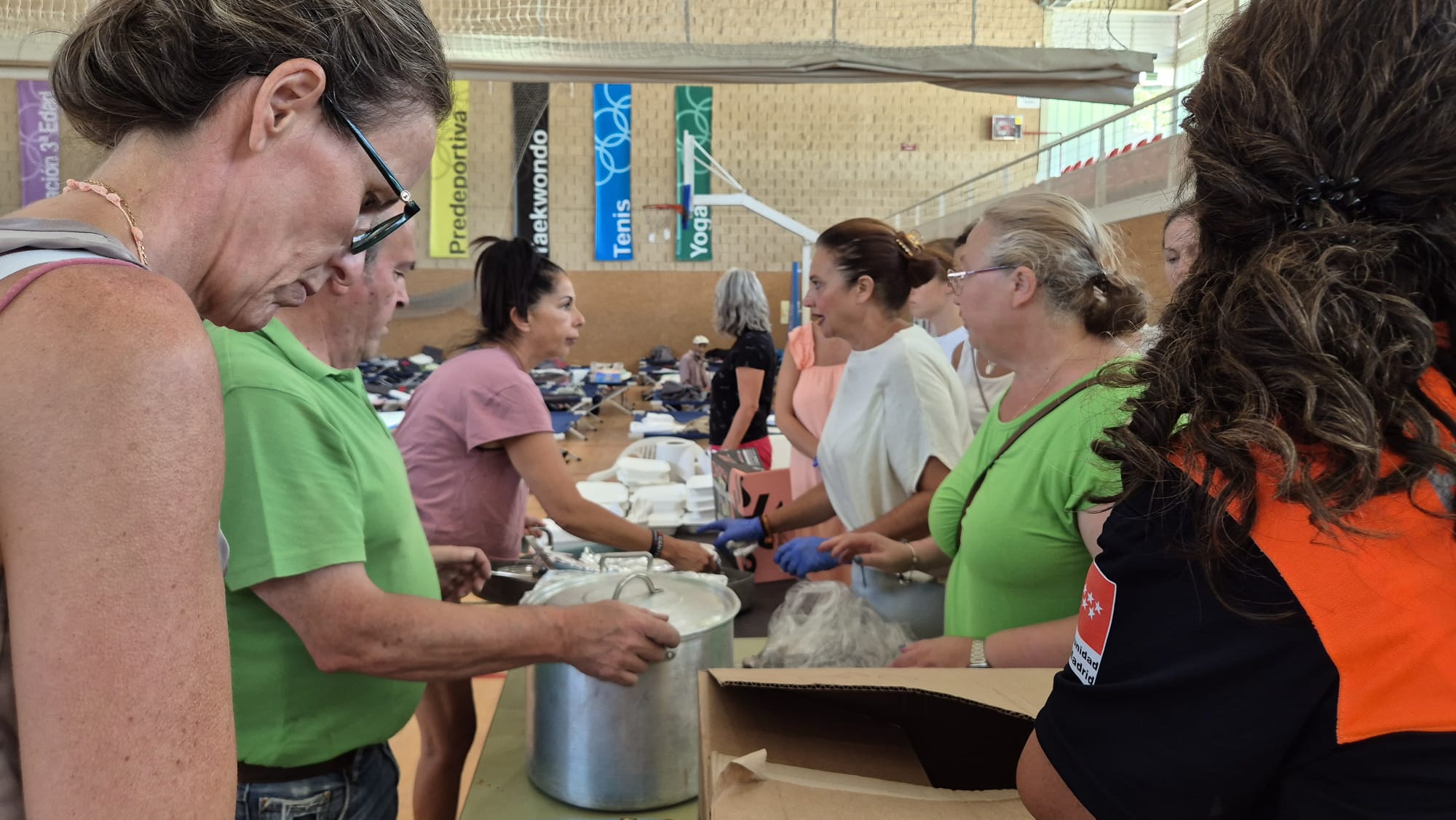 Finaliza la acogida de las personas evacuadas.