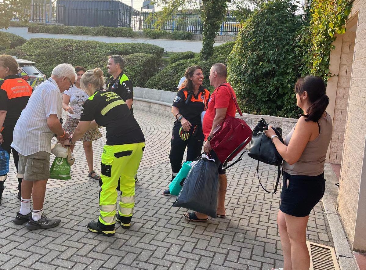 Finaliza la acogida de las personas evacuadas.