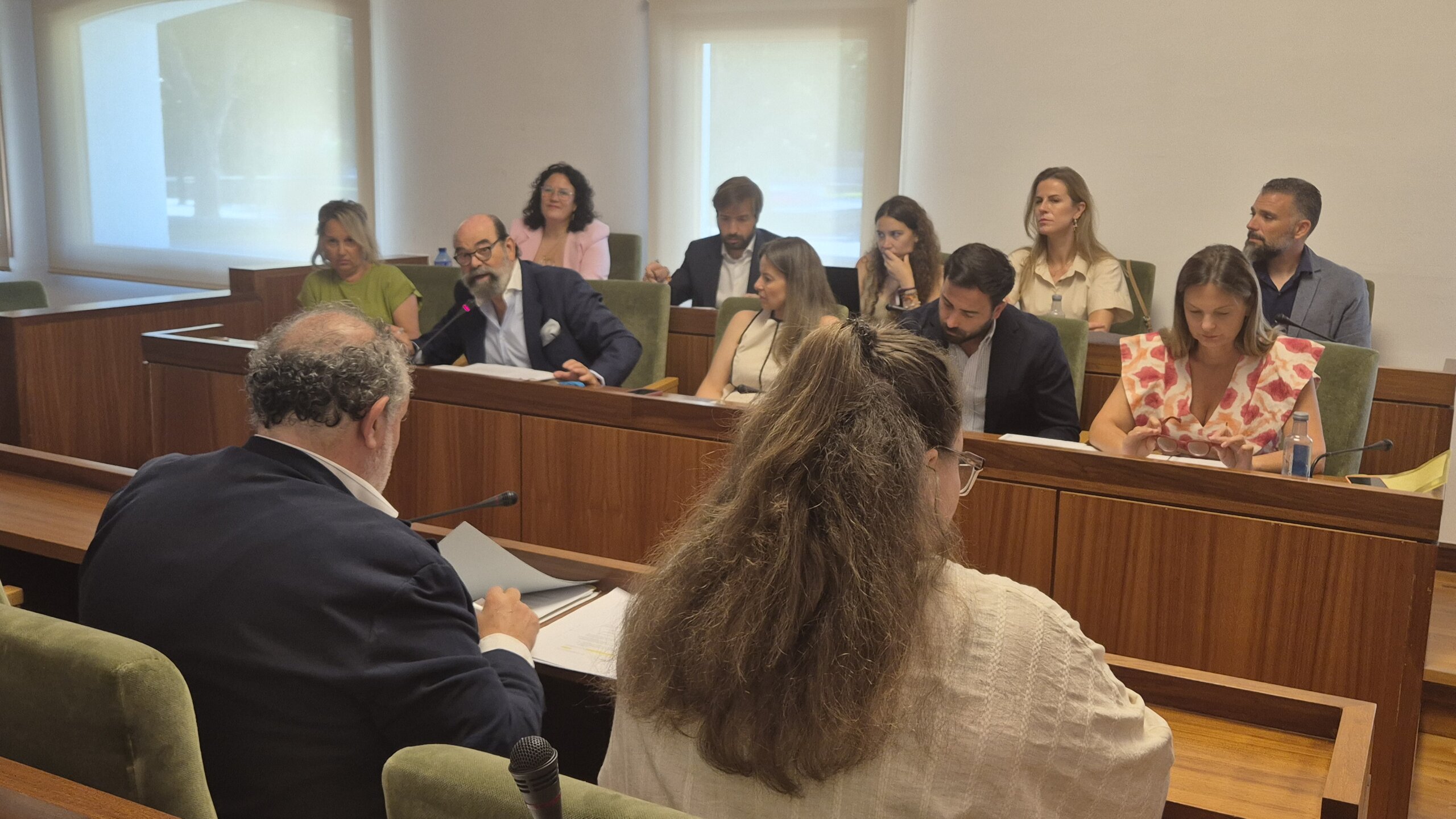 Concejales durante el Pleno.