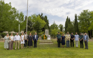Acto en memoria de Miguel Ángel Blanco en el 29.º aniversario de su asesinato.