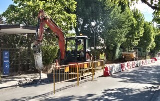 Obras aceras Villafranca.