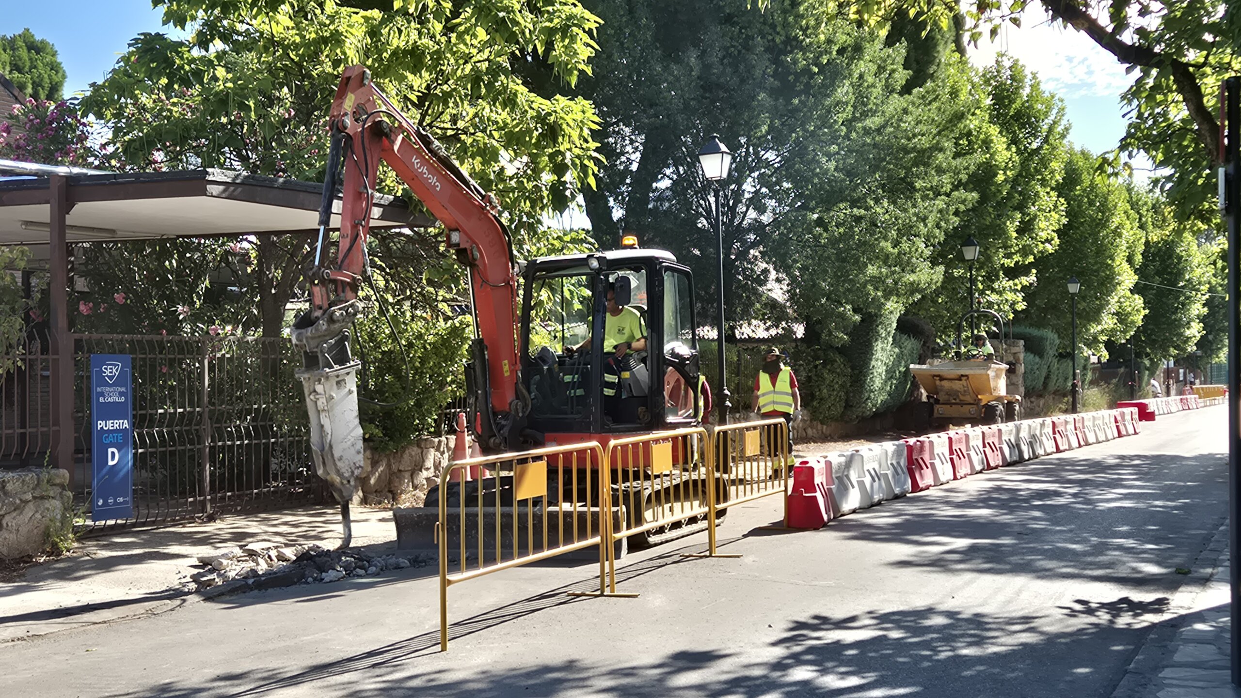 Obras aceras Villafranca.
