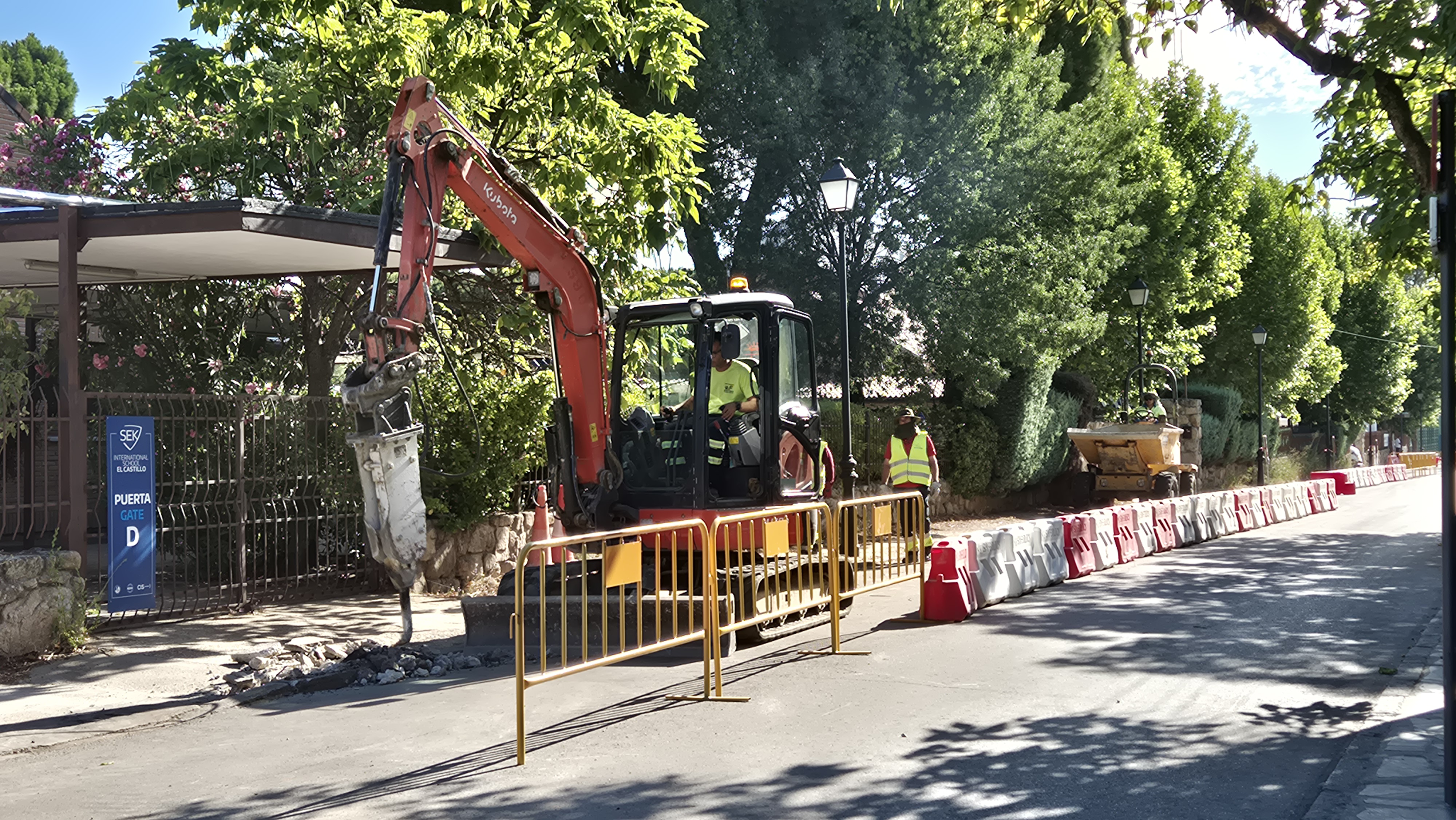 Obras aceras Villafranca.