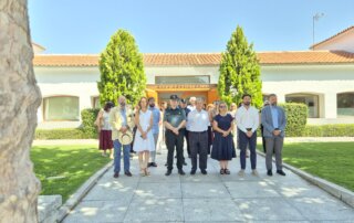 Minuto de silencio en el Ayuntamiento por las víctimas y afectados por el incendio de Los Gallardos.