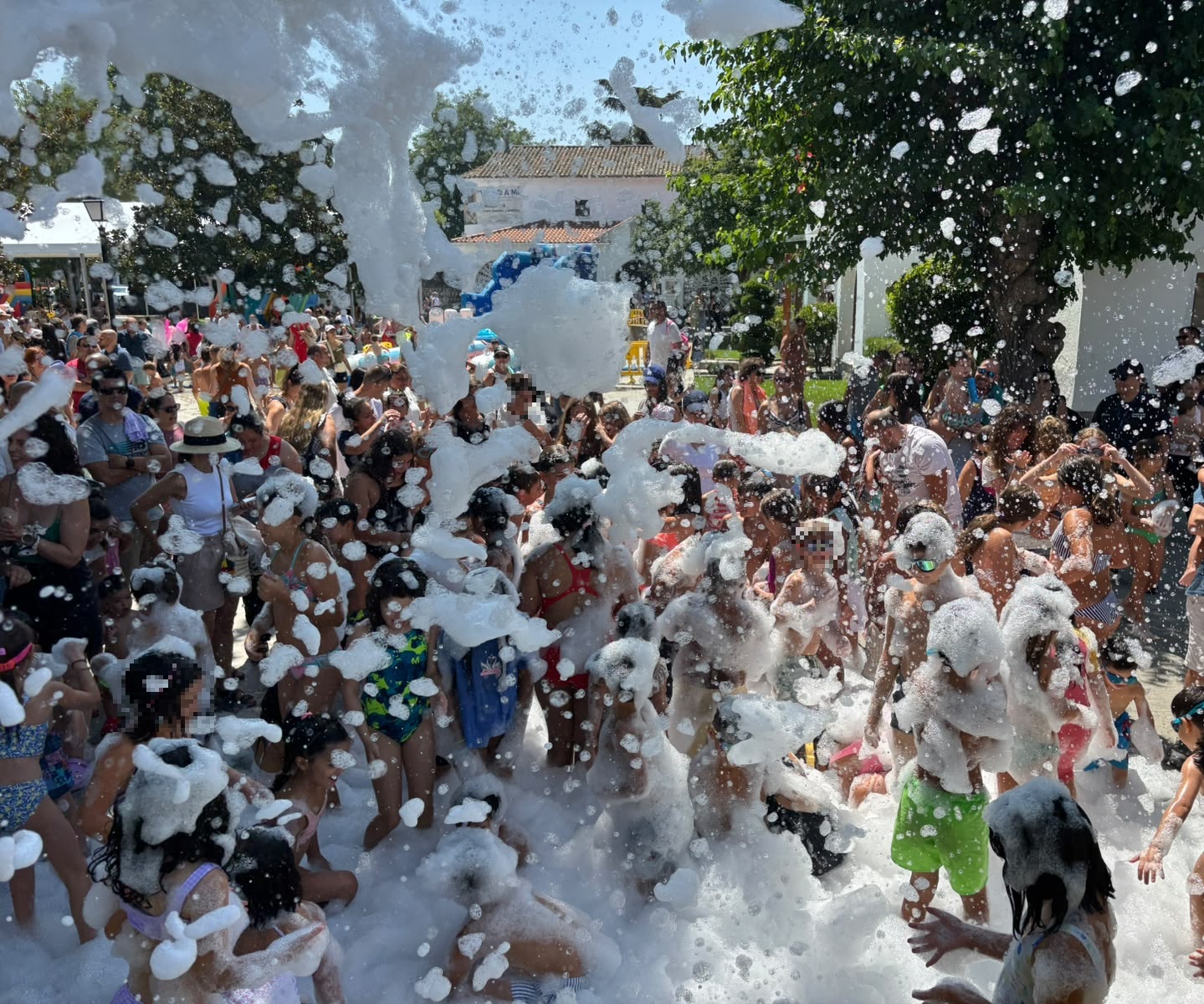 Fiesta de la espuma.