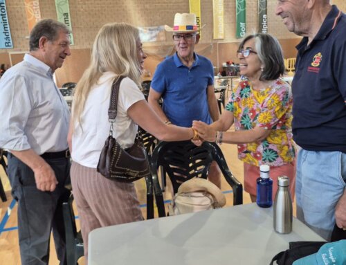 Visita de la consejera de Hacienda al Pabellón Cubierto Municipal