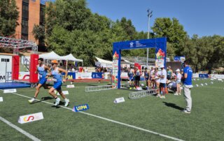 Salida de la prueba de Laser Run.