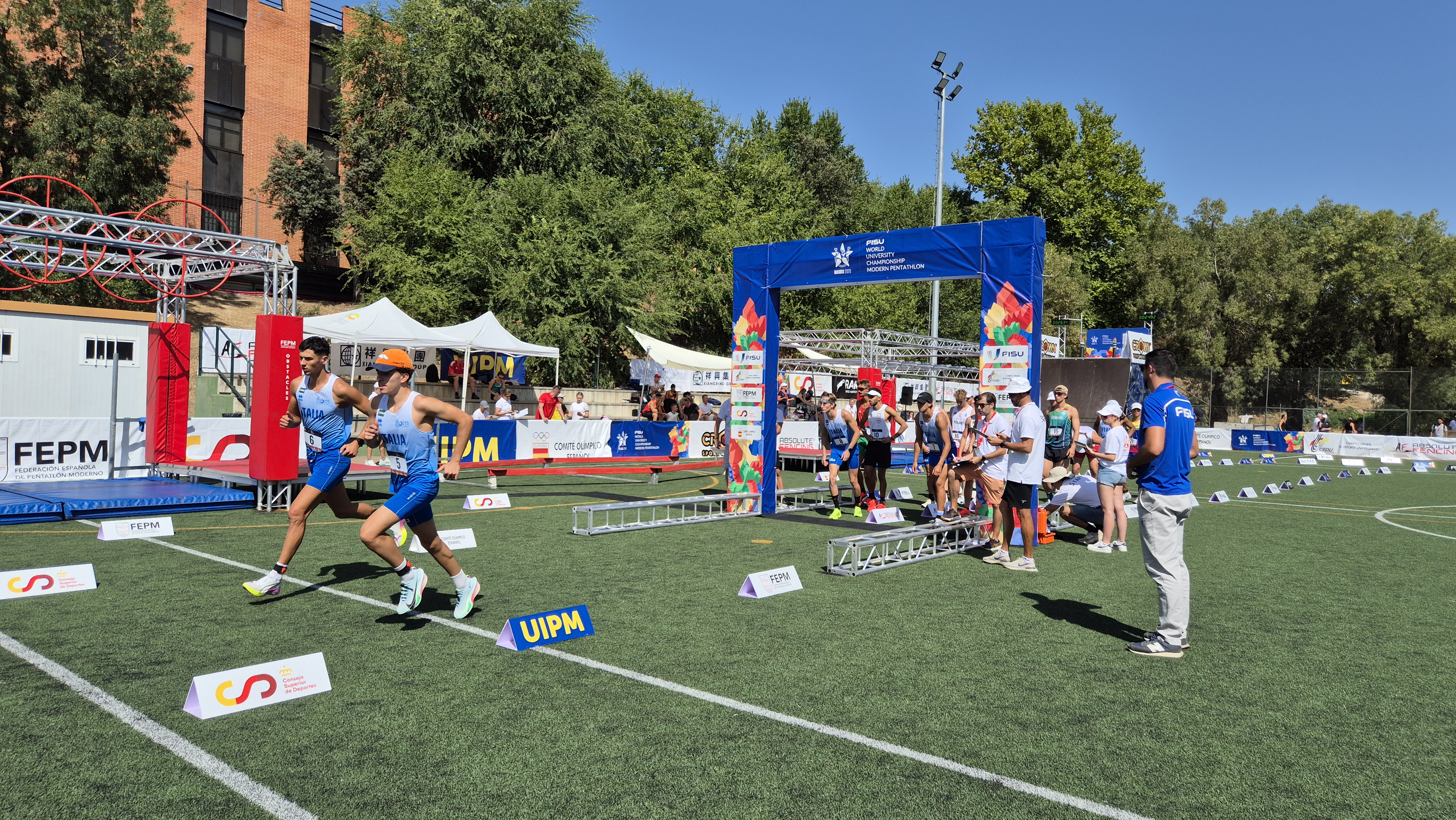 Salida de la prueba de Laser Run.