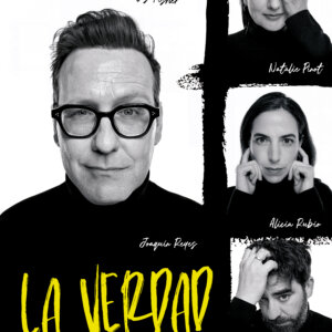 Cartel obra de teatro "La verdad".