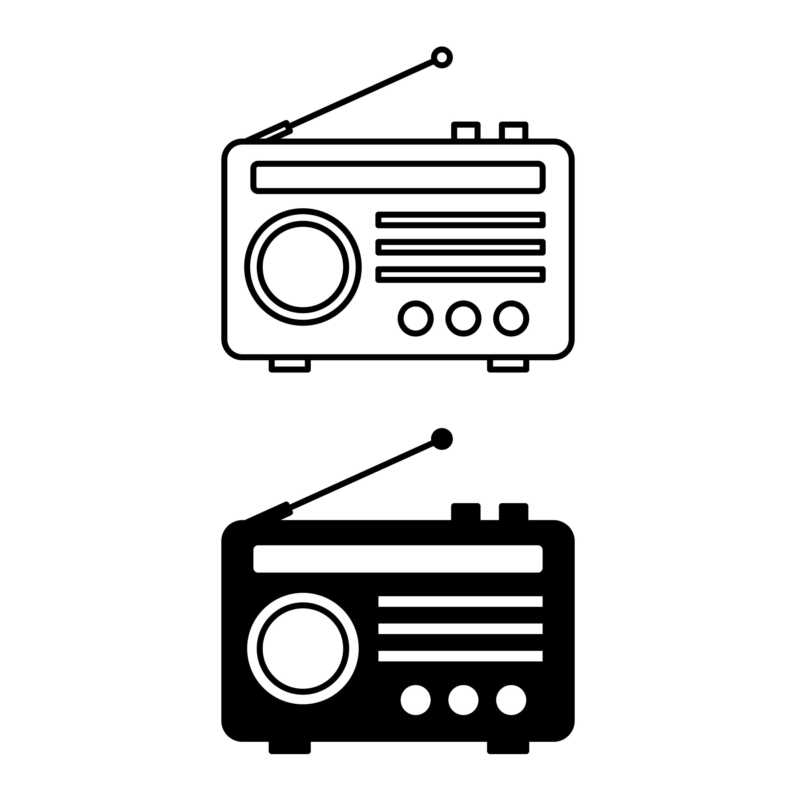 Pictograma de radios. Pictograma de radios.