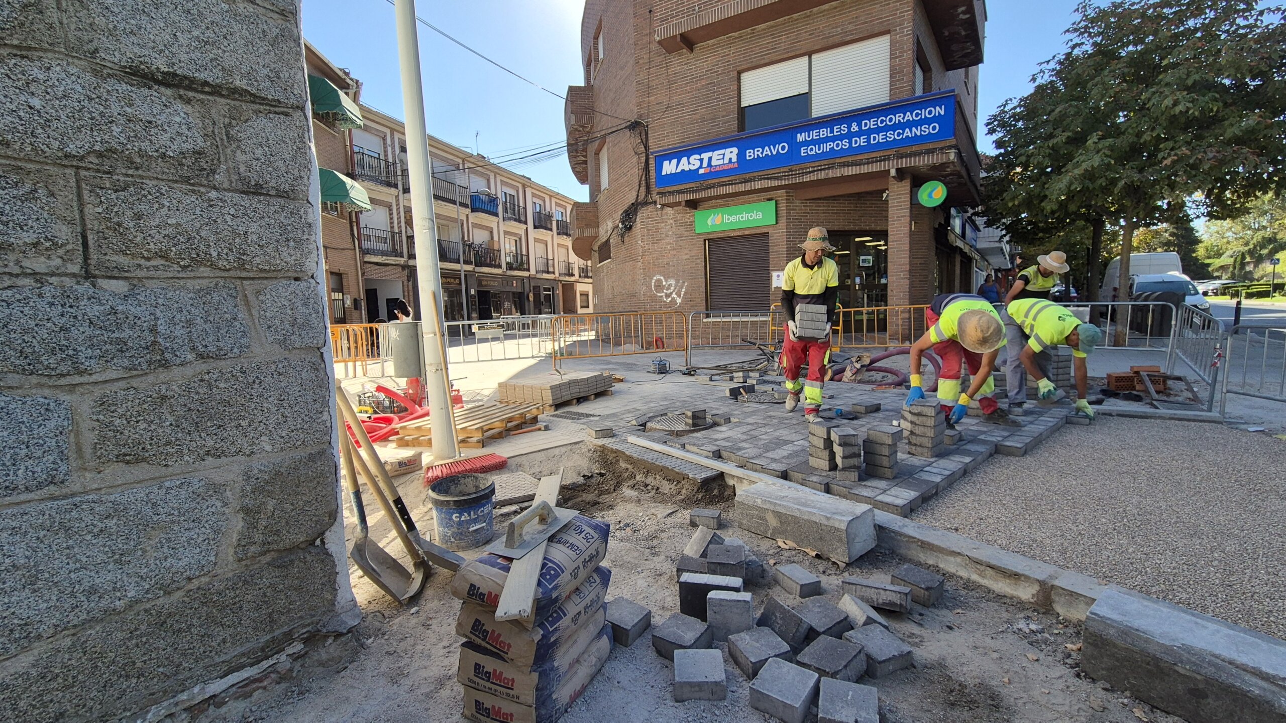 Obras de la calle Peligros.