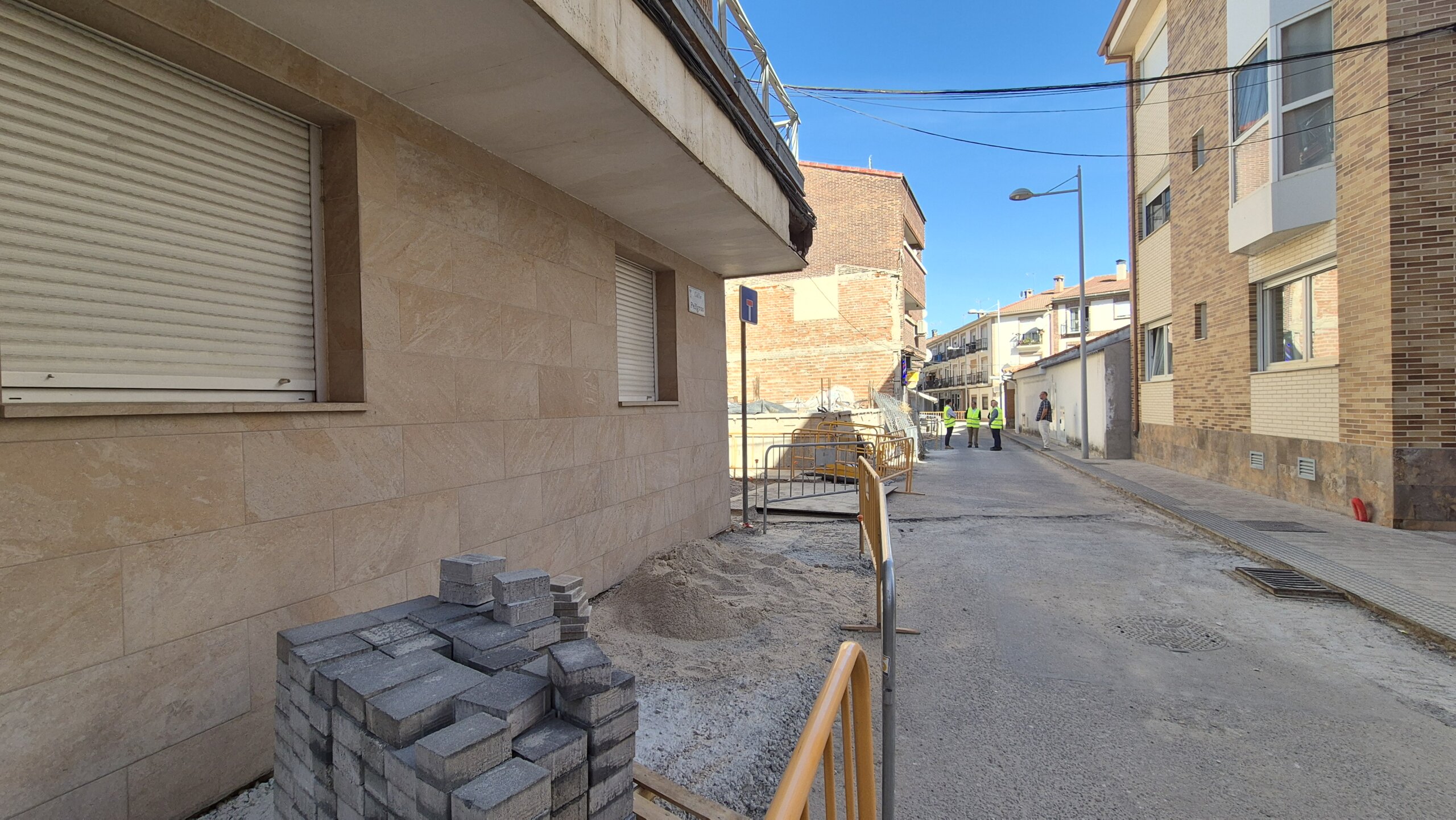 Obras de la calle Peligros.