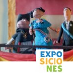 Tarjetón de la exposición del Canal de Isabel II.