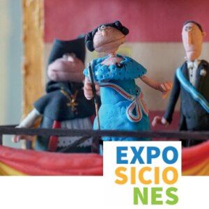 Tarjetón de la exposición del Canal de Isabel II.