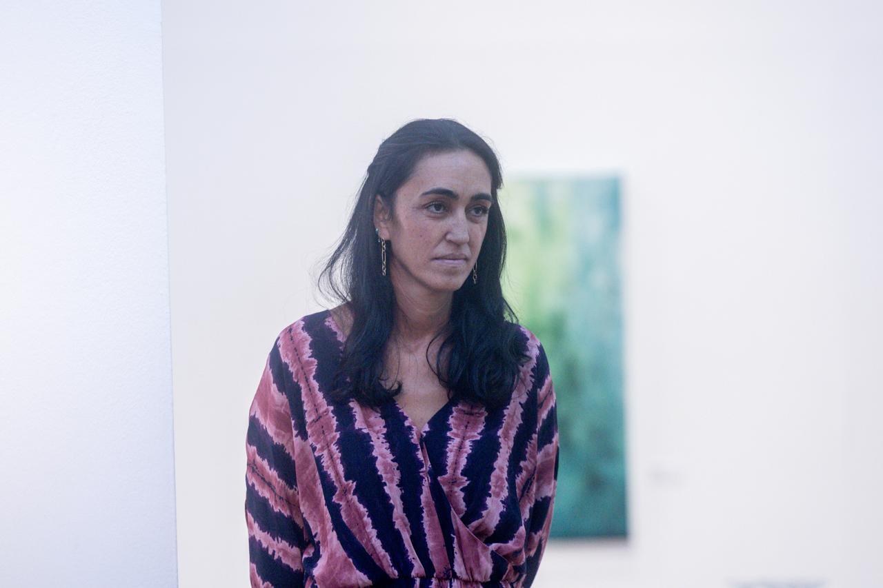 La artista Vicky Aróstegui.