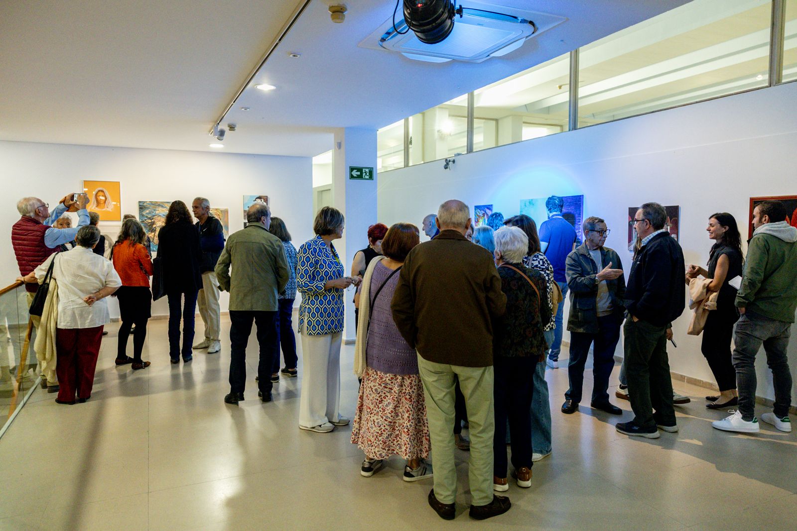 Público asistente a las exposiciones.