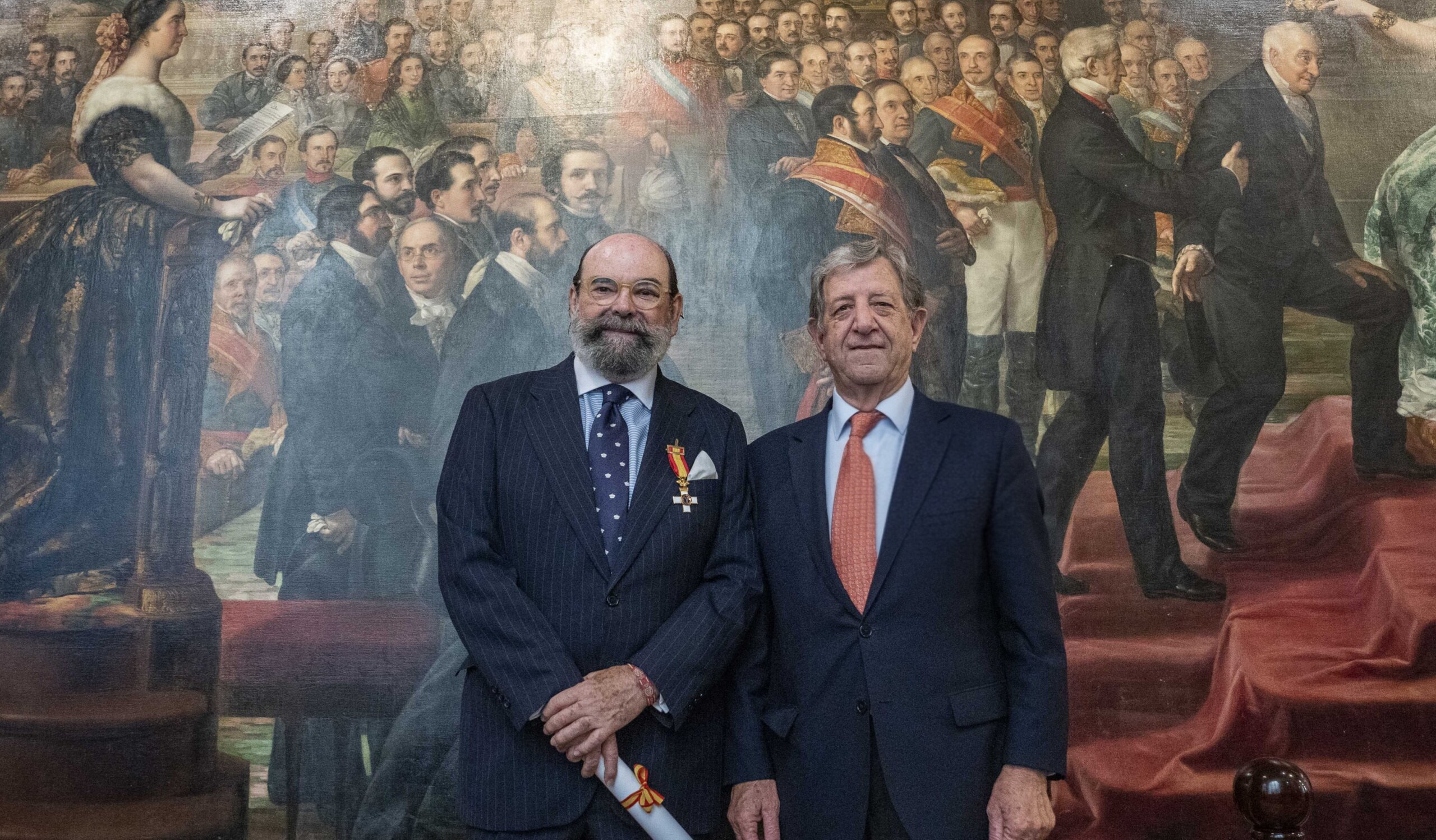 El alcalde, Luis Partida, junto al concejal de Cultura y Mayores, Jesús Fernando Agudo Sánchez.