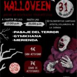 Cartel fiesta Halloween.