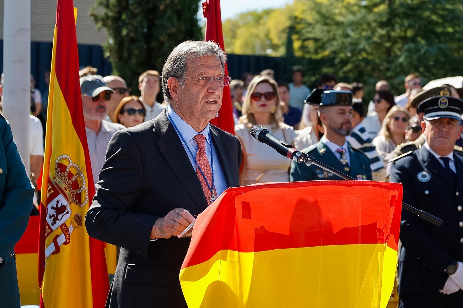 El alcalde, Luis Partida, en la celebración del Día de la Hispanidad, el 12 de octubre de 2026.