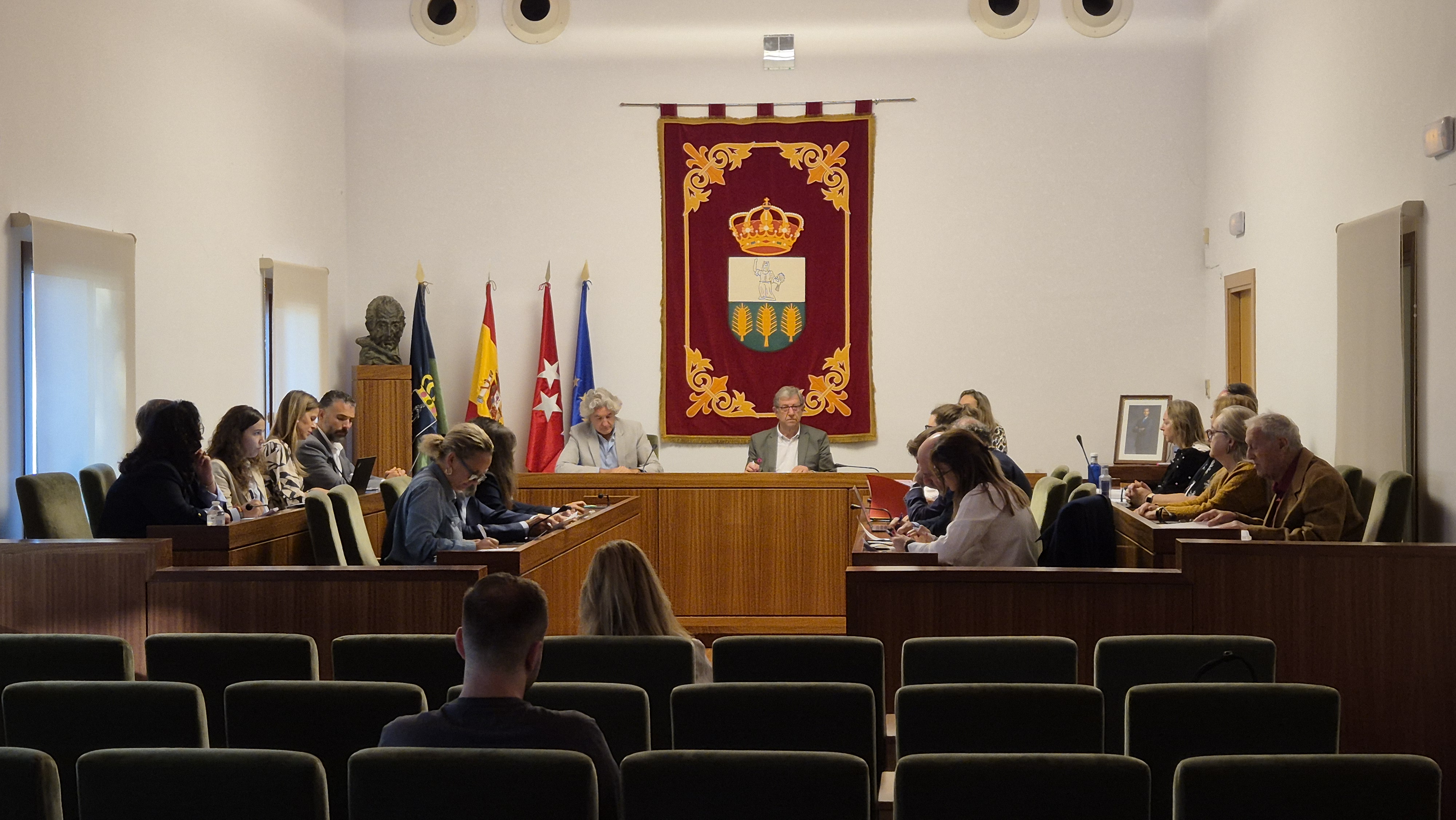 Celebración del Pleno del mes de octubre.