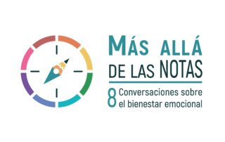 Logotipo del proyecto 'Más allá de las notas', recuadro.